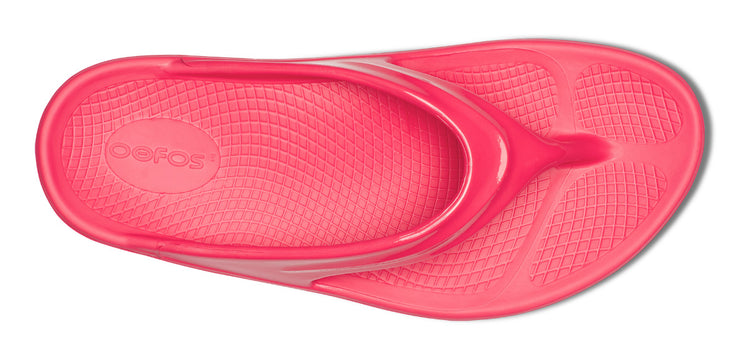 OOmega Recovery-Sandale Damen - neon berry